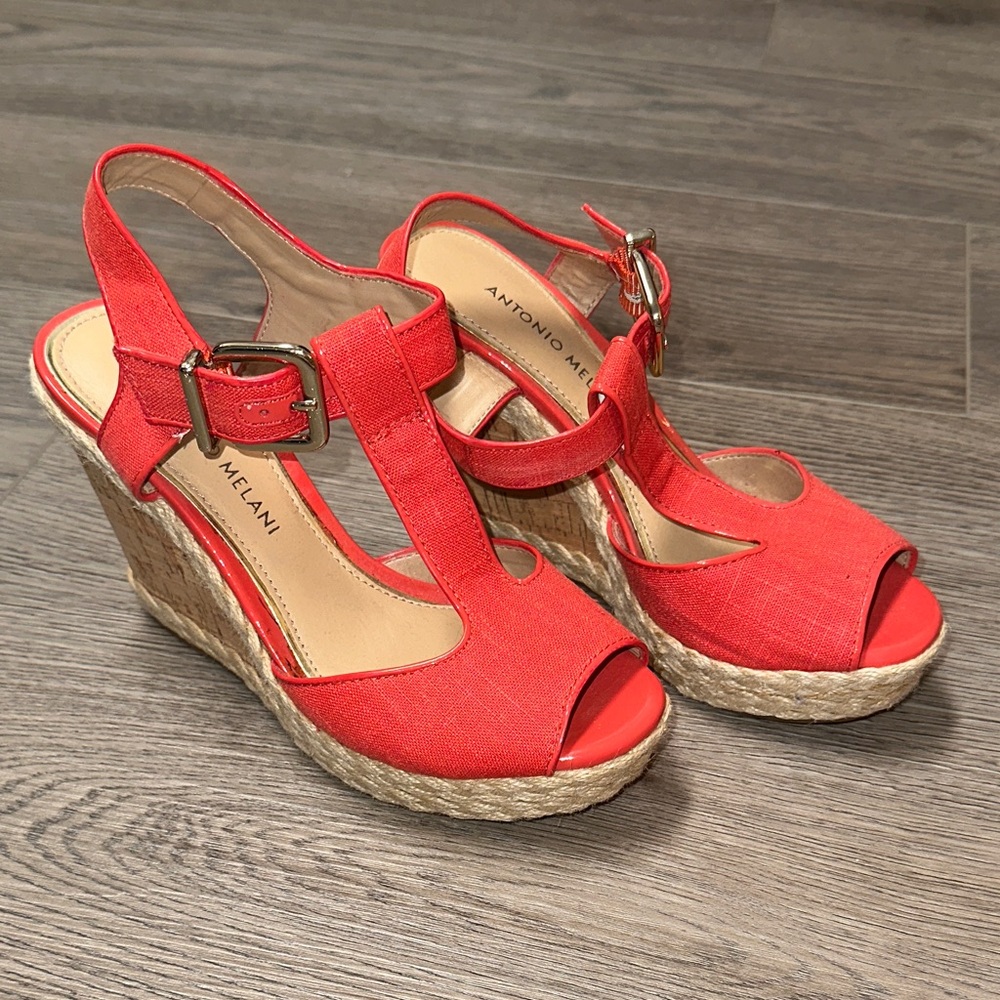 ANTONIO MELANI Coral Wedge Sandals